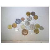lot of 20 foreign coins