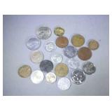 lot of 20 foreign coins