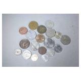 lot of 20 foreign coins