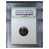 mite size Bronze Roman Coin - 50 BC - 400 AD