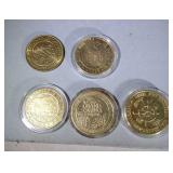lot of 4 Grand Casino collector coins