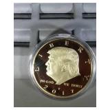 Gold plated Donald Trump Presidential Coin