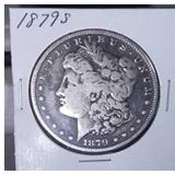 1879 S Morgan Silver Dollar
