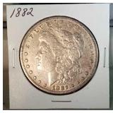 1882 Morgan Silver Dollar