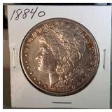 1884 O Morgan Silver Dollar