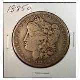 1885 O Morgan Silver Dollar
