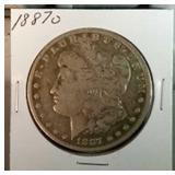 1887 O Morgan Silver Dollar