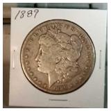 1889 Morgan Silver Dollar
