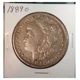 1889 O Morgan Silver Dollar
