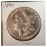 1890 Morgan Silver Dollar