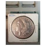 1891 O Morgan Silver Dollar
