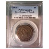 1810 PCGS fine large cent