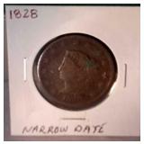 1828 large cent