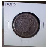 1850 large cent