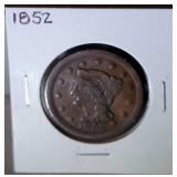 1852 large cent