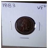 1883 Indian head penny
