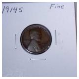 1914 S Lincoln penny - fine