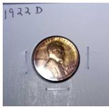 1922 D Lincoln penny