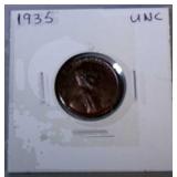 1935 Lincoln penny
