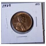 1939 Lincoln penny