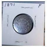 1871 2 cent piece