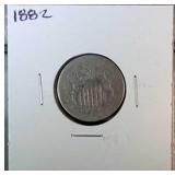 1882 shield nickel
