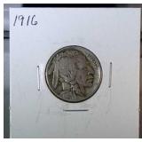 1916 Buffalo nickel