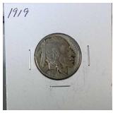 1919 Buffalo nickel