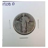 1928 D Standing Liberty quarter