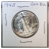 1943 Walking Liberty half