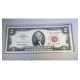 1963 A $2 red seal