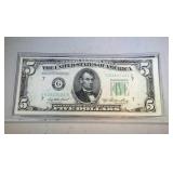 1950 A $5 FRN - Chicago - AU