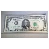 1963 A $5 FRN - Chicago - AU