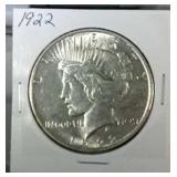 1922 Peace Dollar