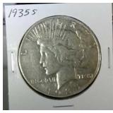 1935 S Peace Dollar