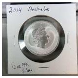 2014 Australia half ounce Coral Sea