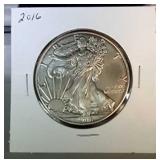 2016 1 oz. .999 fine silver-American Silver Eagle