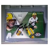 Brett Favre autographed card with GA COA