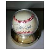 Pete Rose autographed baseball