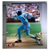 8x10 glossy auto Milw. Brewers photo-Cecil Cooper