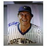 8x10 glossy auto Milw. Brewers photo-Buck Rodgers