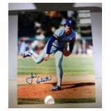 8x10 glossy auto Milw. Brewers photo-Jim Slaton