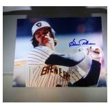 8x10 glossy auto Milw. Brewers photo-Gorman Thomas