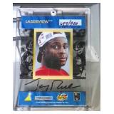 1996 Laserview Inscriptions-Jerry Rice