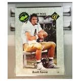 1991 Classic Brett Favre rookie card #30