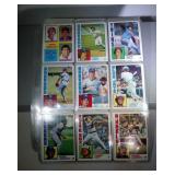 lot of 90 1984 Topps baseball star cards