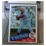 1985 Topps Kirby Puckett rookie card