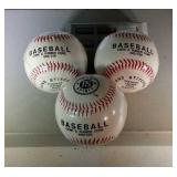 lot of 3 baseballs