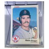 1983 Fleer Wade Boggs rookie card #179