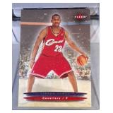 2003-04 Fleer Ultra Lebron James rookie card #171